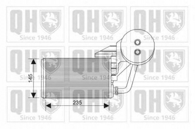 QUINTON HAZELL qhr2216 -  Теплообменник, отопление салона